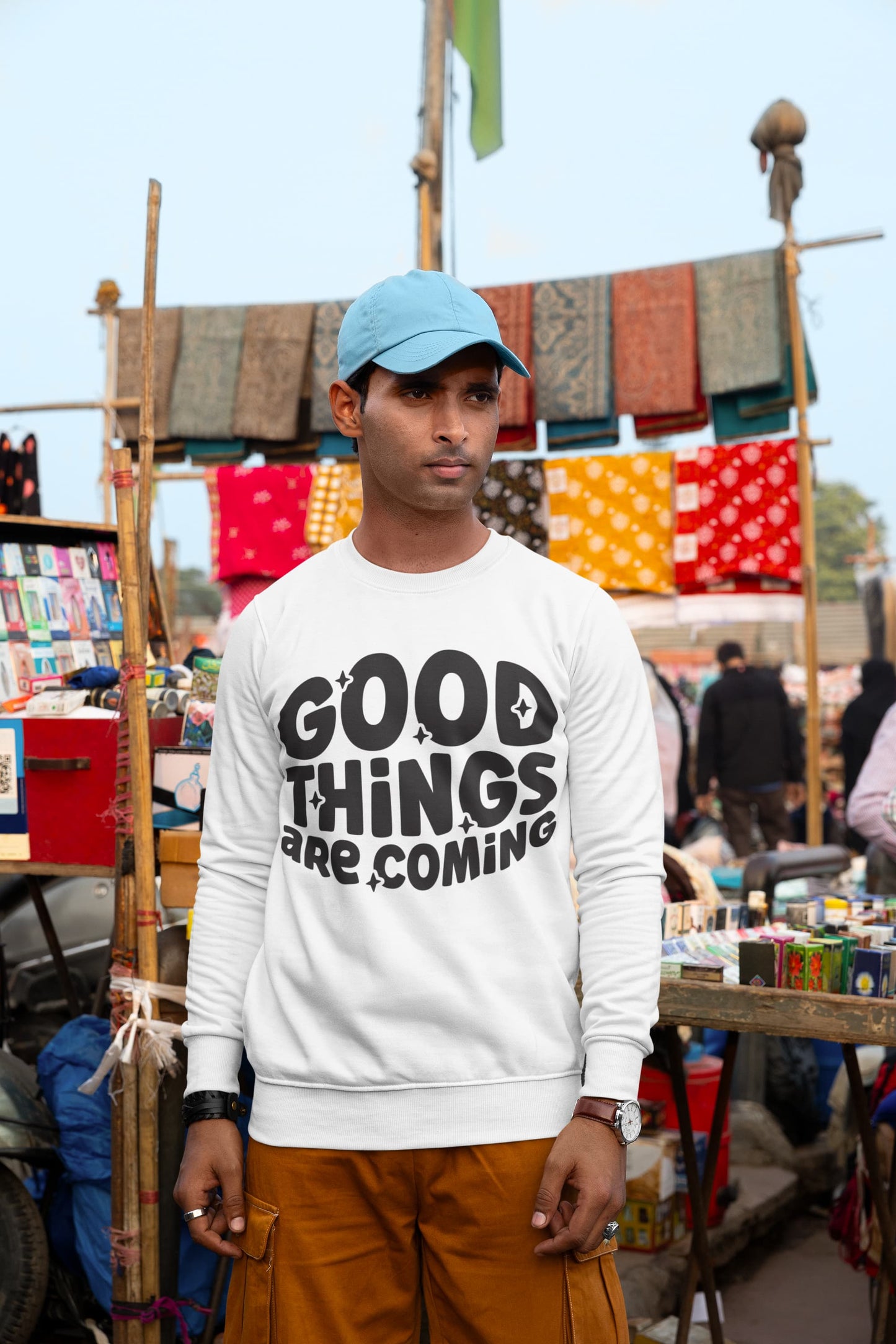 Men's White Sweatshirts