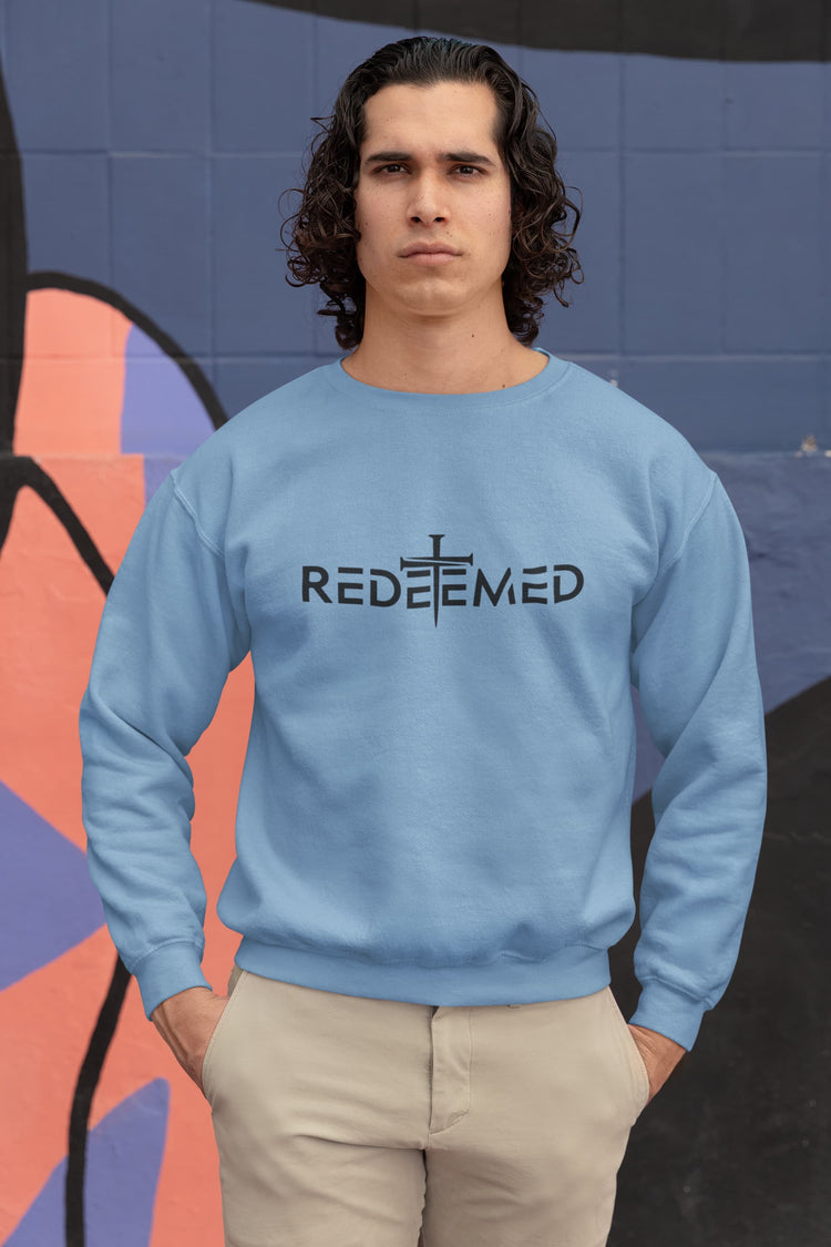 MENS BABY BLUE SWEATSHIRTS