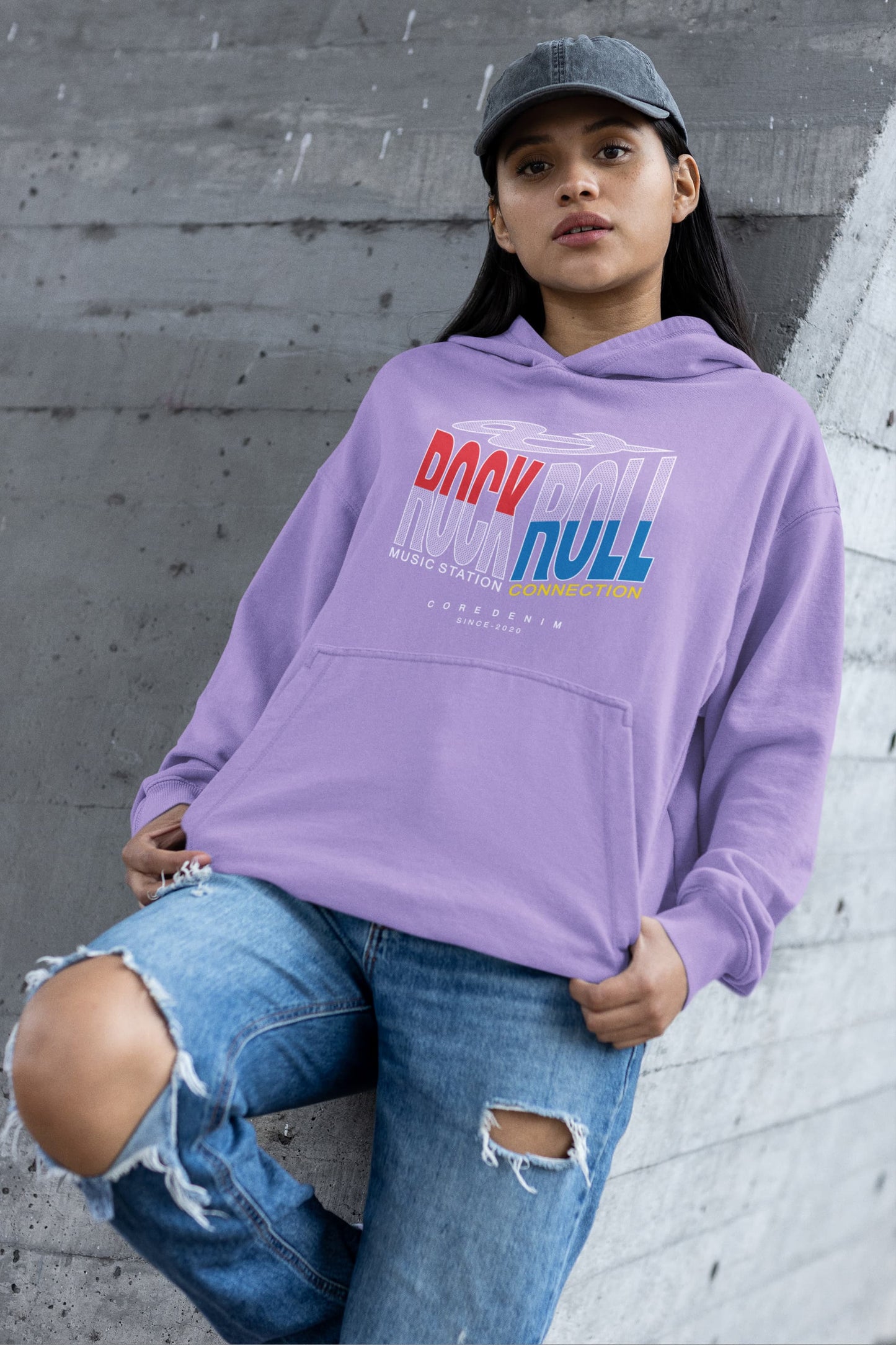 Men's Iris Lavender Hoodies