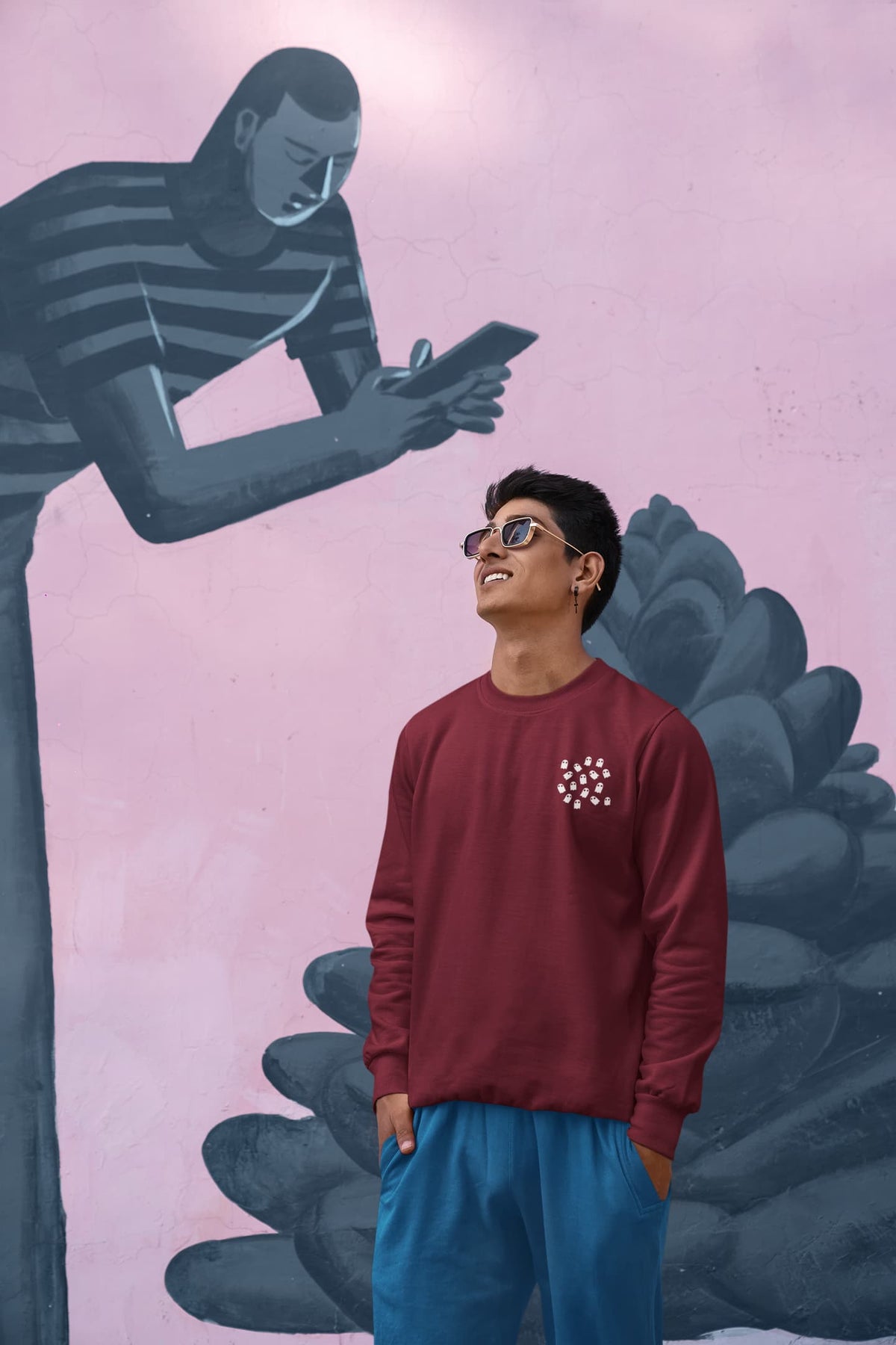 Men's Maroon Sweatshirts