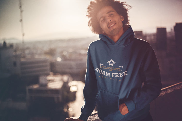 UNISEX NAVY BLUE HOODIES