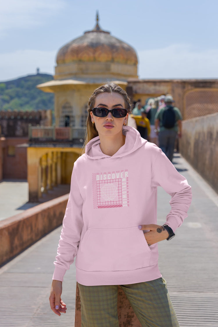 UNISEX LIGHT PINK HOODIES