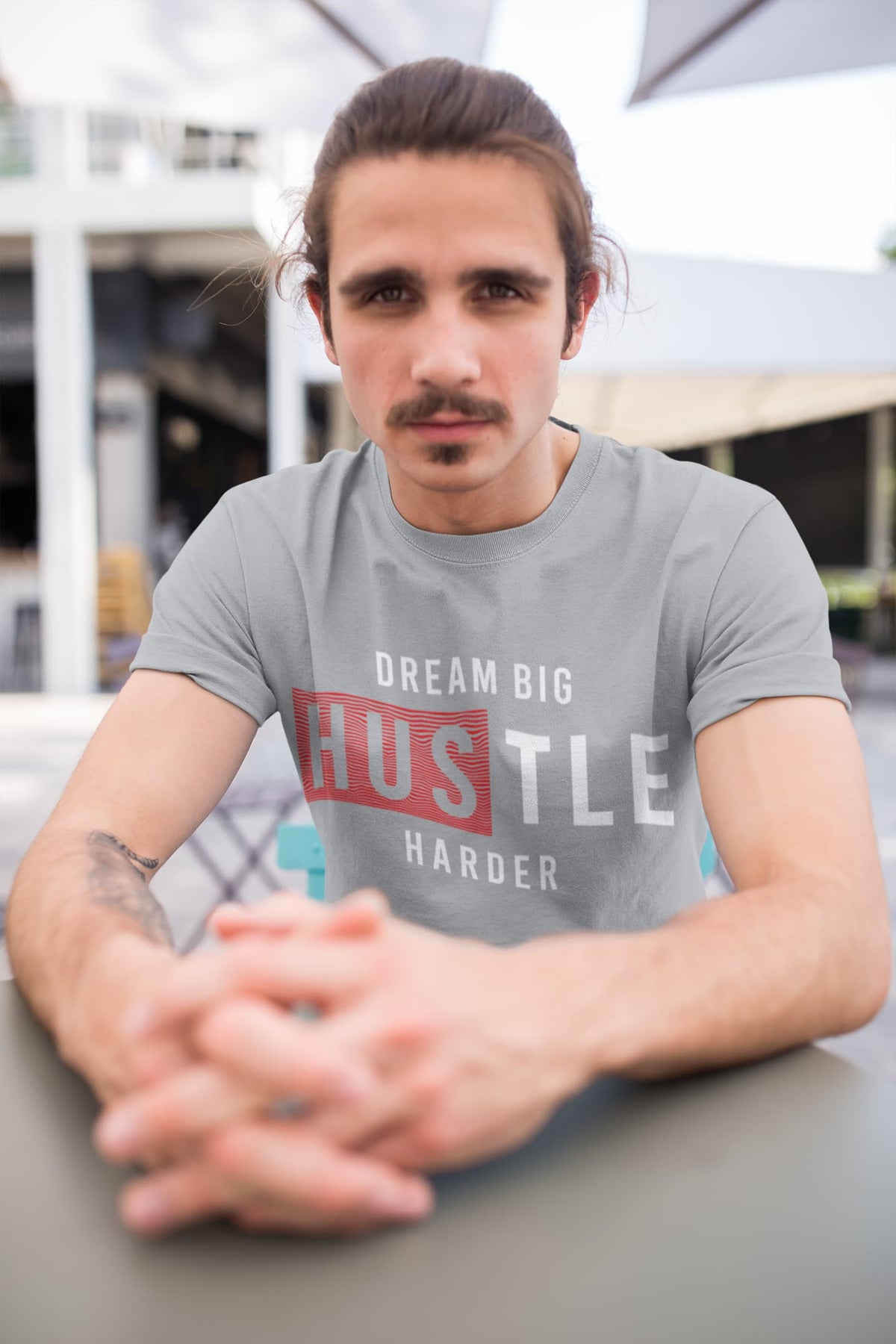 Men's Silver Frost Round Neck T-shirt