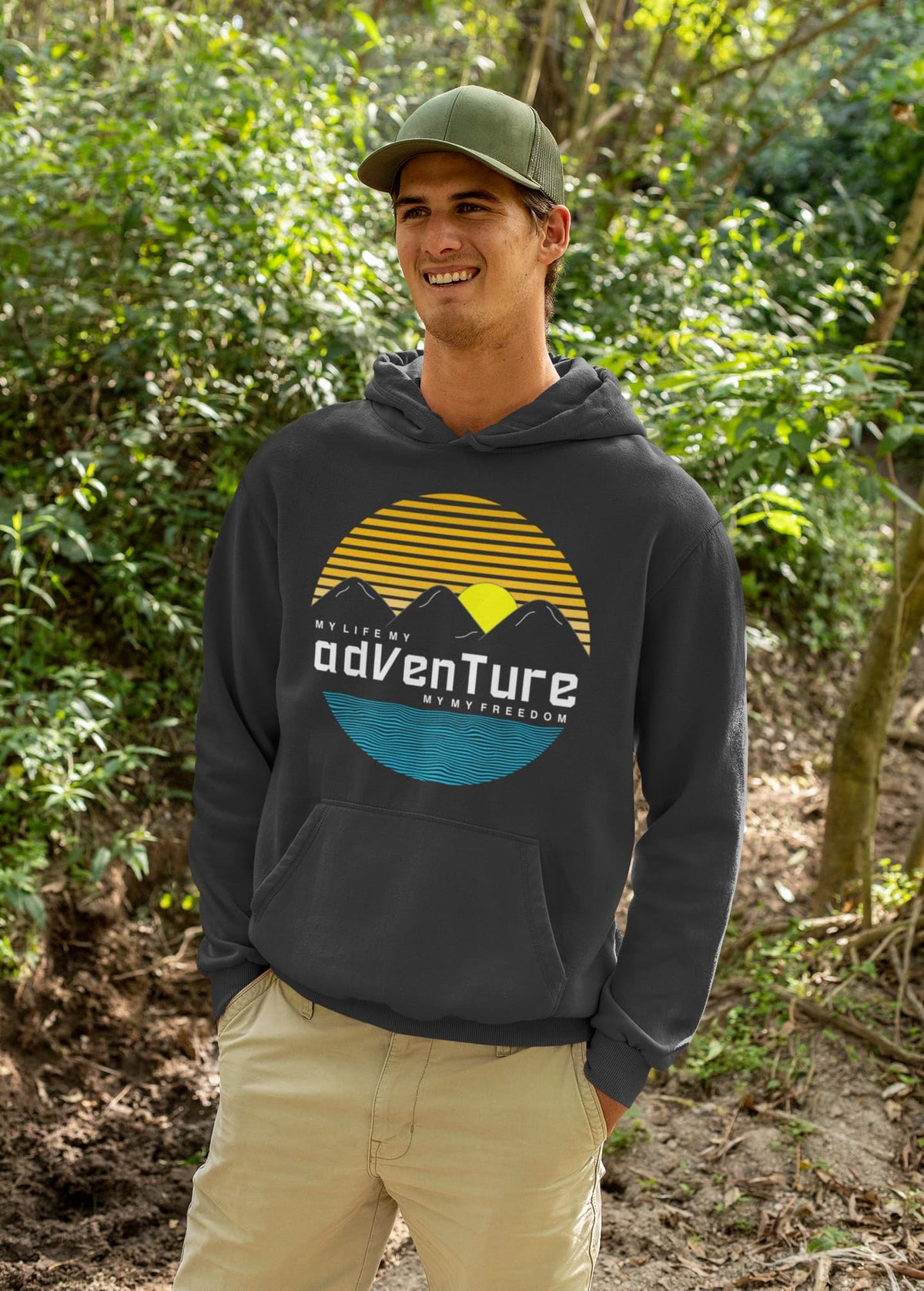 Men's Black Hoodies