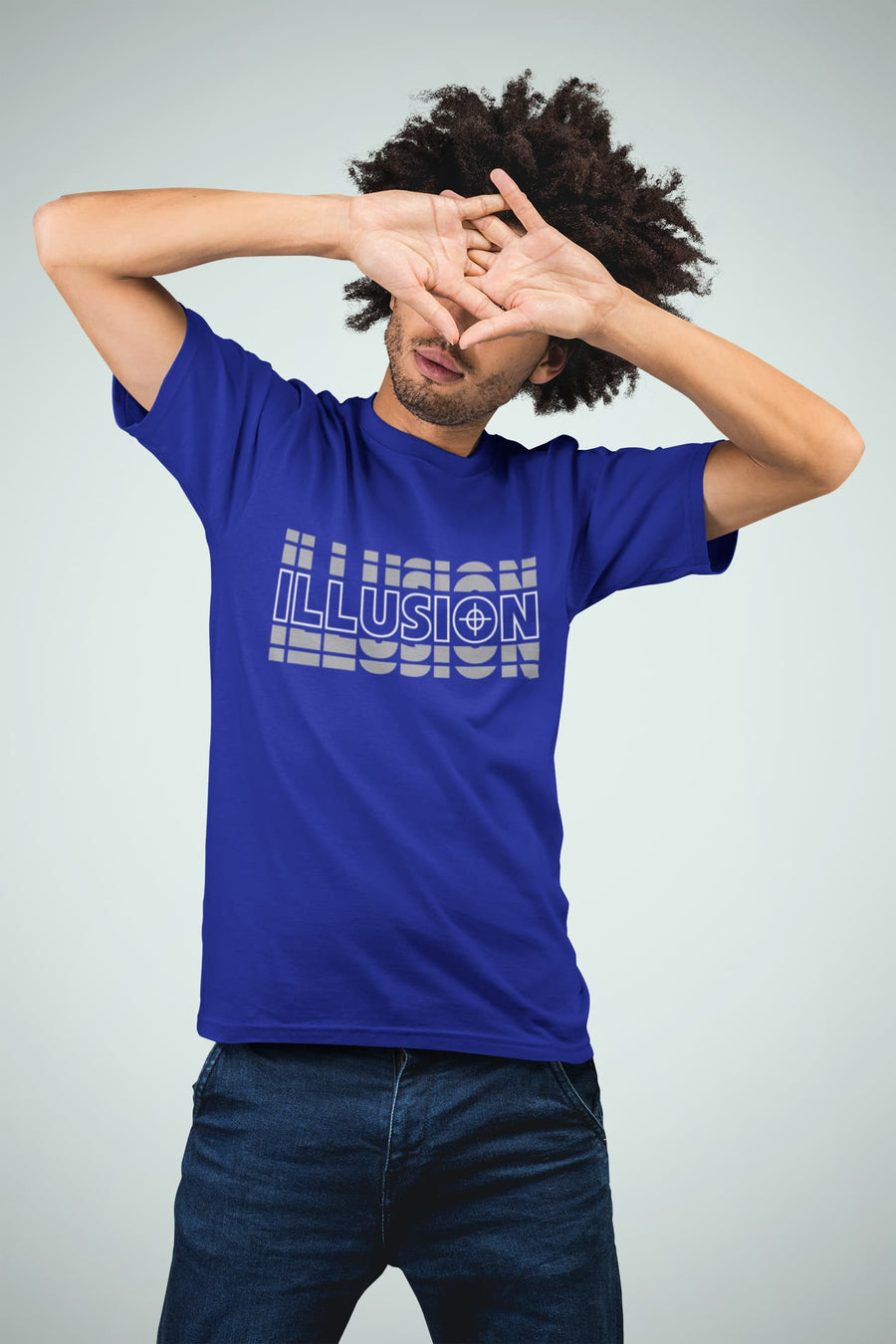 MENS ROYAL BLUE ROUNDNECK T-SHIRT