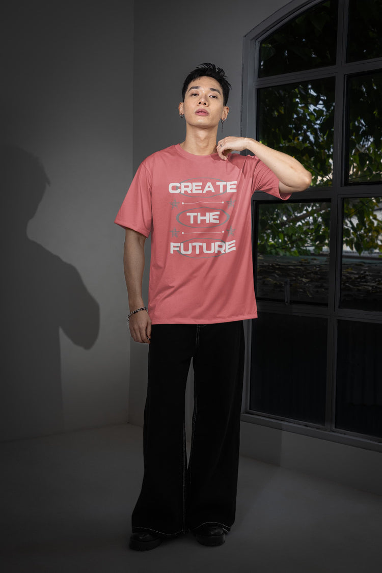 UNISEX DUSTY ROSE OVERSIZED T-SHIRT