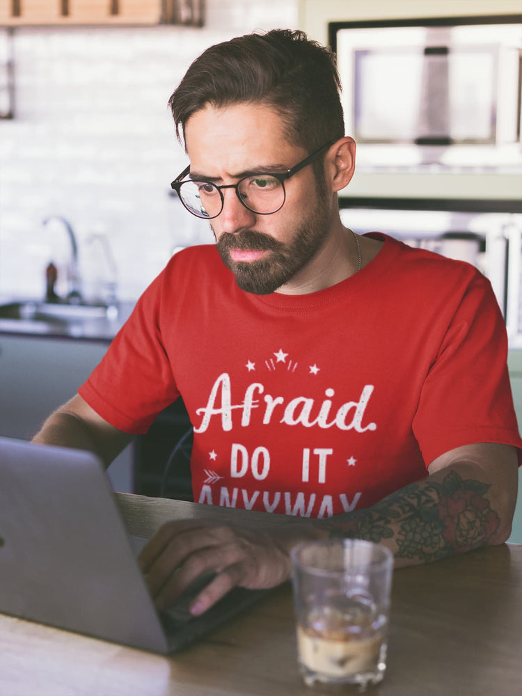MENS RED ROUNDNECK T-SHIRT