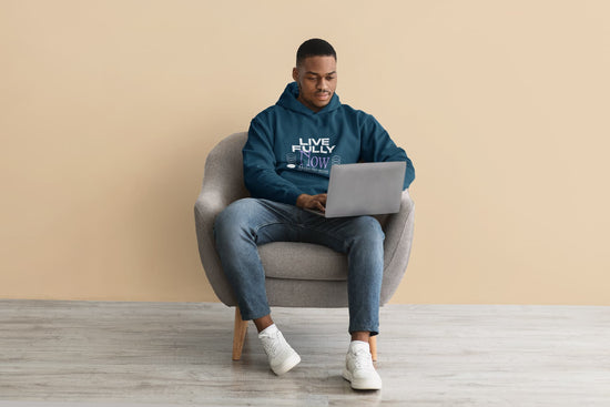 MENS NAVY BLUE HOODIES