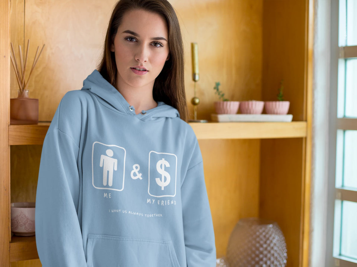 Men's Baby Blue Hoodies