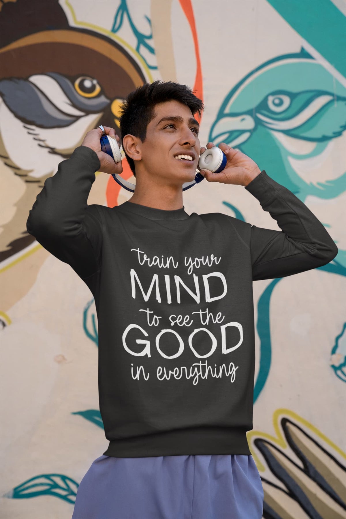 Men's Black Sweatshirts