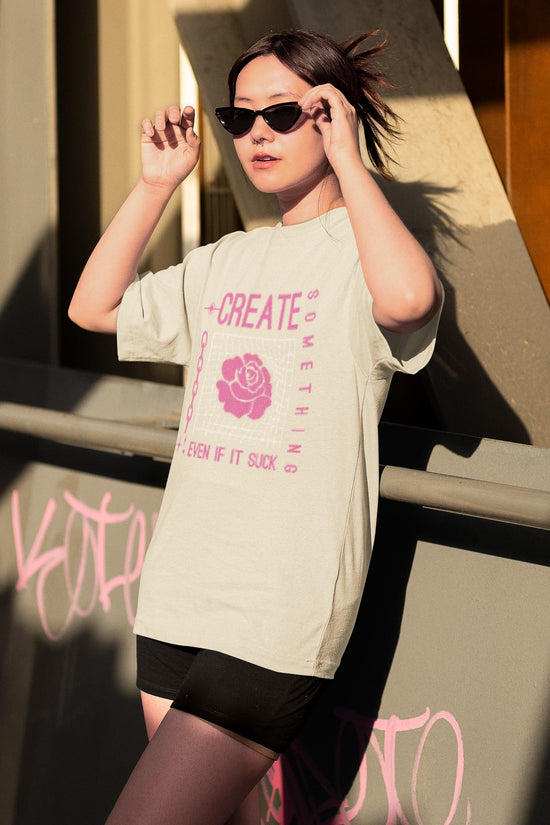 UNISEX OFF WHITE OVERSIZED T-SHIRT