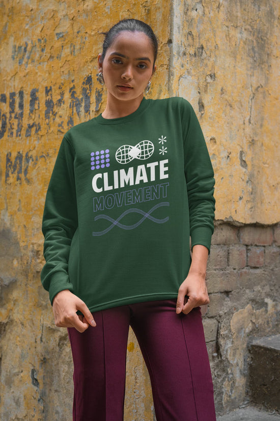 UNISEX OLIVE GREEN SWEATSHIRT