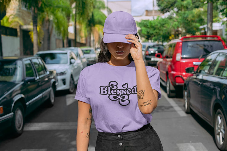 WOMEN IRIS LAVENDER ROUNDNECK T-SHIRT