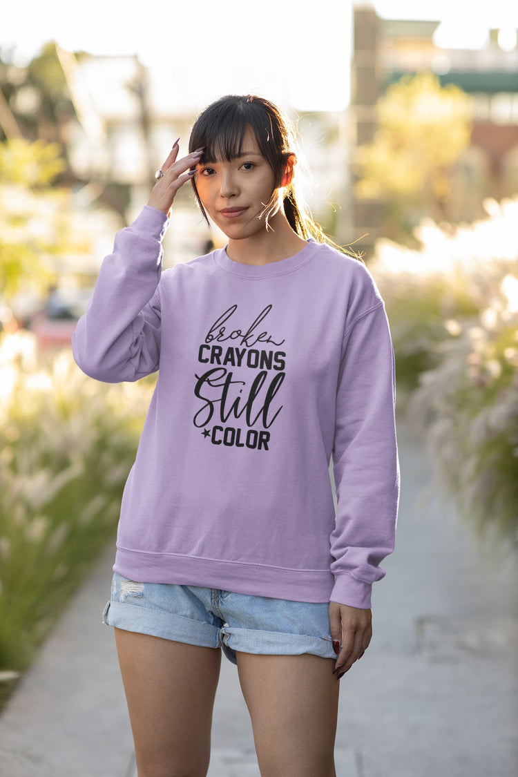 UNISEX IRIS LAVENDER SWEATSHIRT