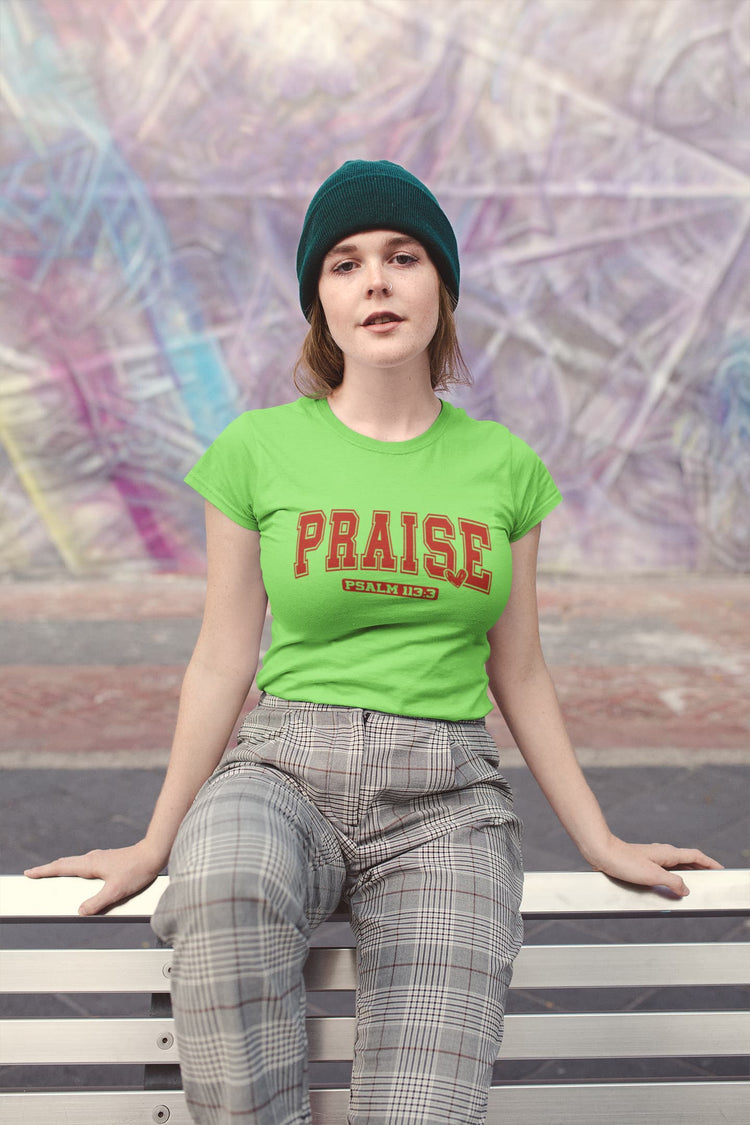 WOMENS LIRIL GREEN ROUNDNECK T-SHIRT