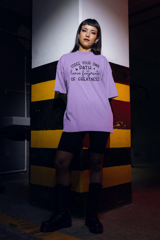 UNISEX IRIS LAVENDER OVERSIZED T-SHIRT