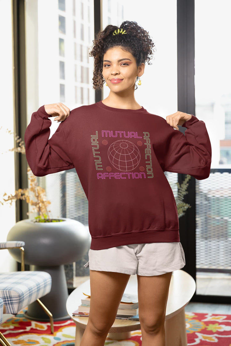 UNISEX MAROON SWEATSHIRT