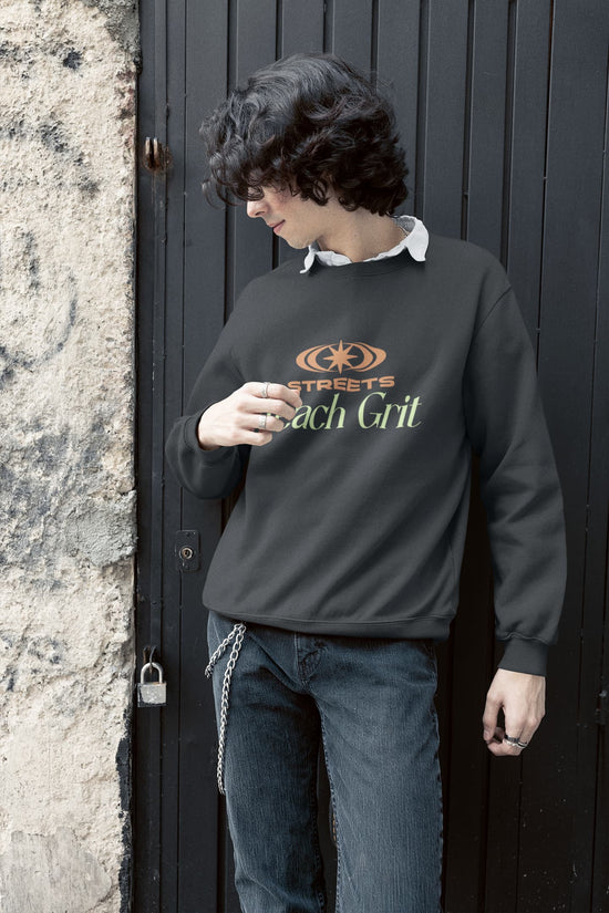 MENS BLACK SWEATSHIRT