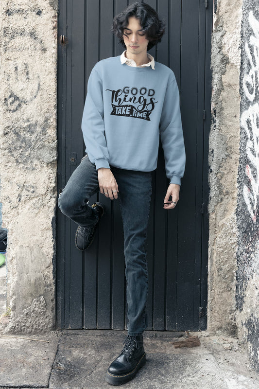 UNISEX BABY BLUE SWEATSHIRT