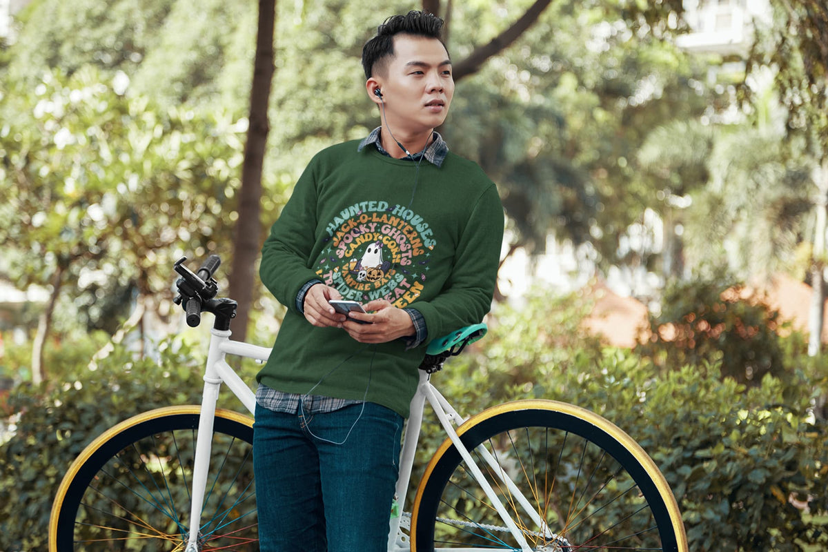 Men's Olive Green Sweatshirts