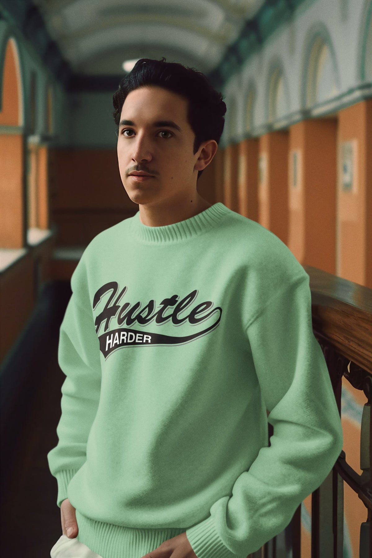 Men's Mint Green Sweatshirts