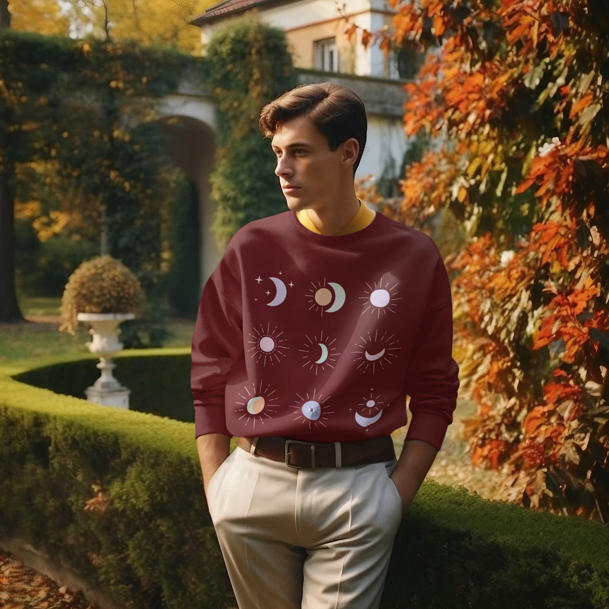 Men's Maroon Sweatshirts