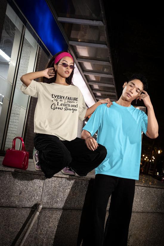 WOMENS OFF WHITE OVERSIZED T-SHIRT