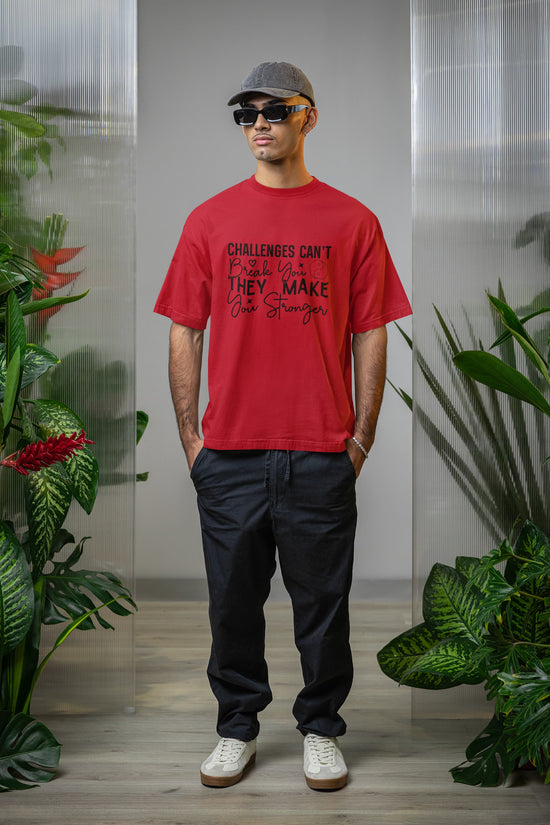 UNISEX RED OVERSIZED T-SHIRT