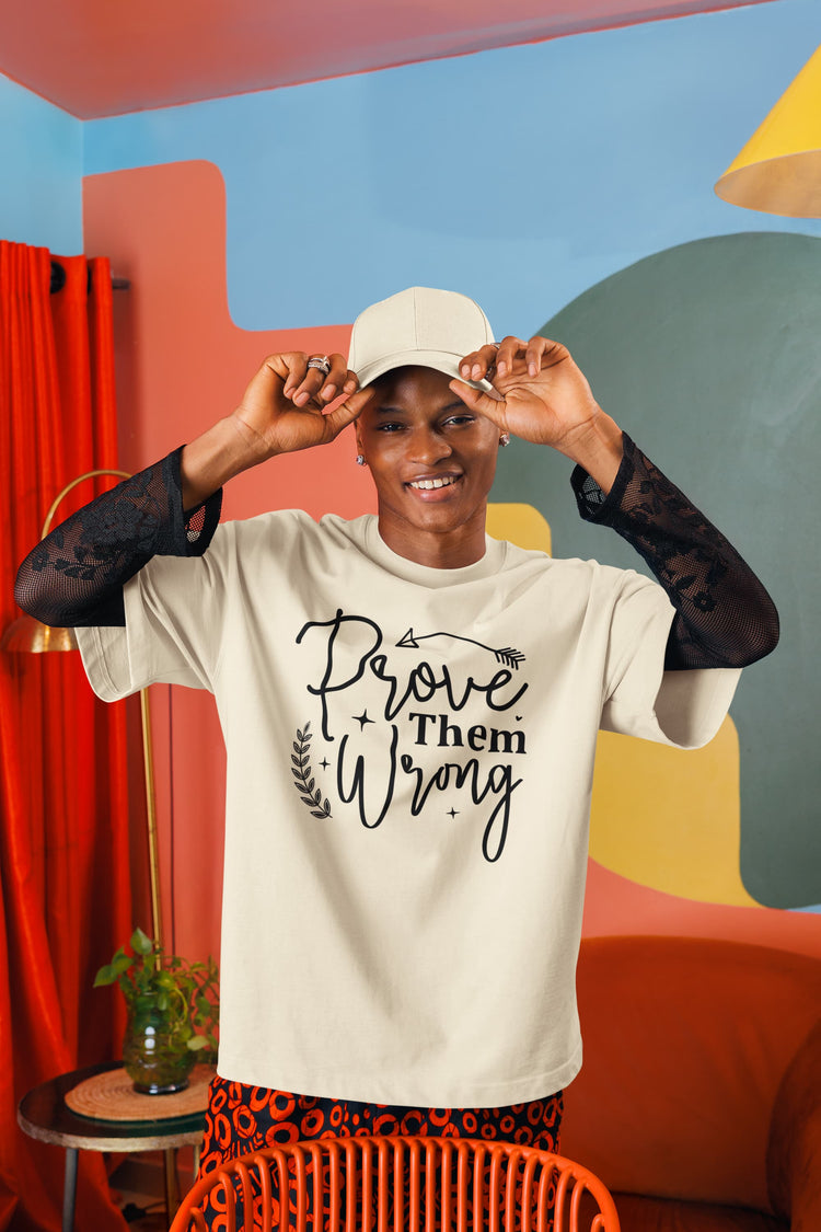 UNISEX OFF WHITE OVERSIZED T-SHIRT