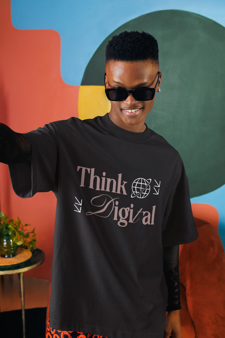 UNISEX BLACK OVERSIZED T-SHIRT