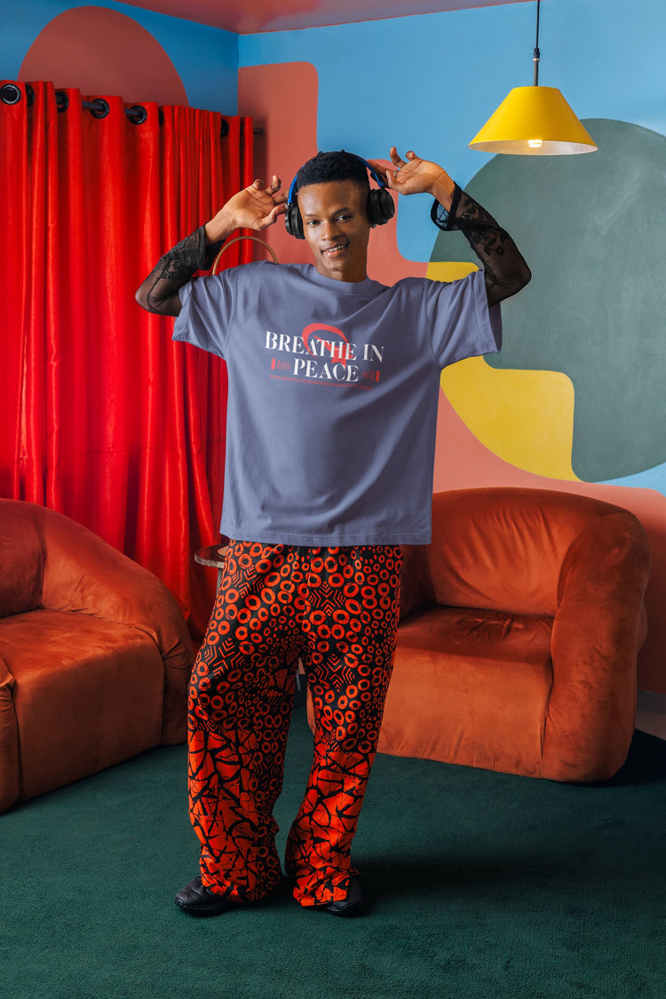 UNISEX STEEL GREY OVERSIZED T-SHIRT