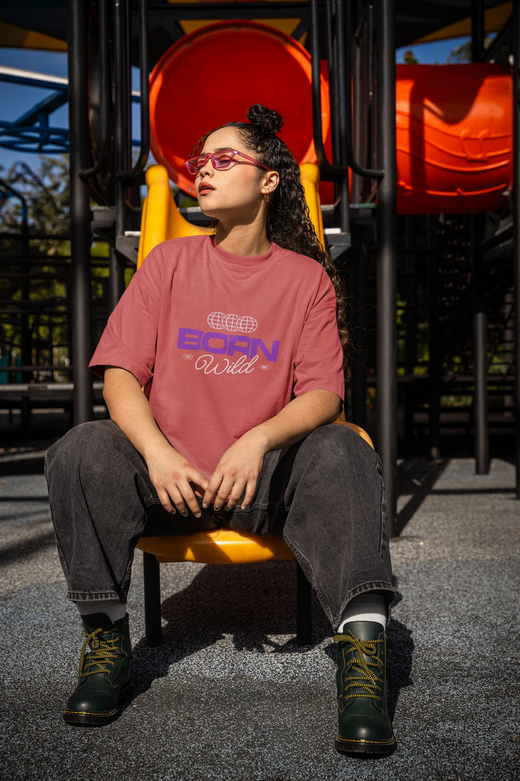 UNISEX DUSTY ROSE OVERSIZED T-SHIRT