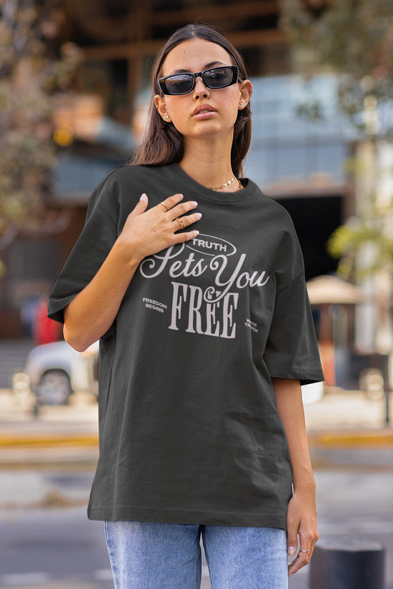 UNISEX BLACK OVERSIZED T-SHIRT