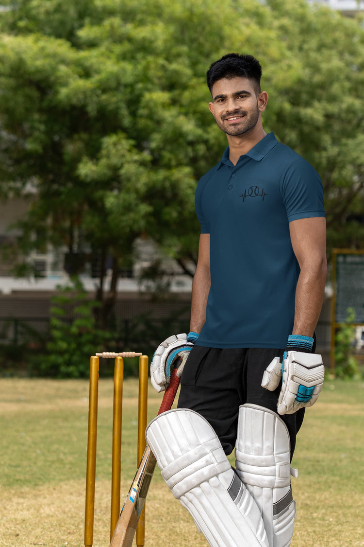 MENS NAVY BLUE POLO T-SHIRT