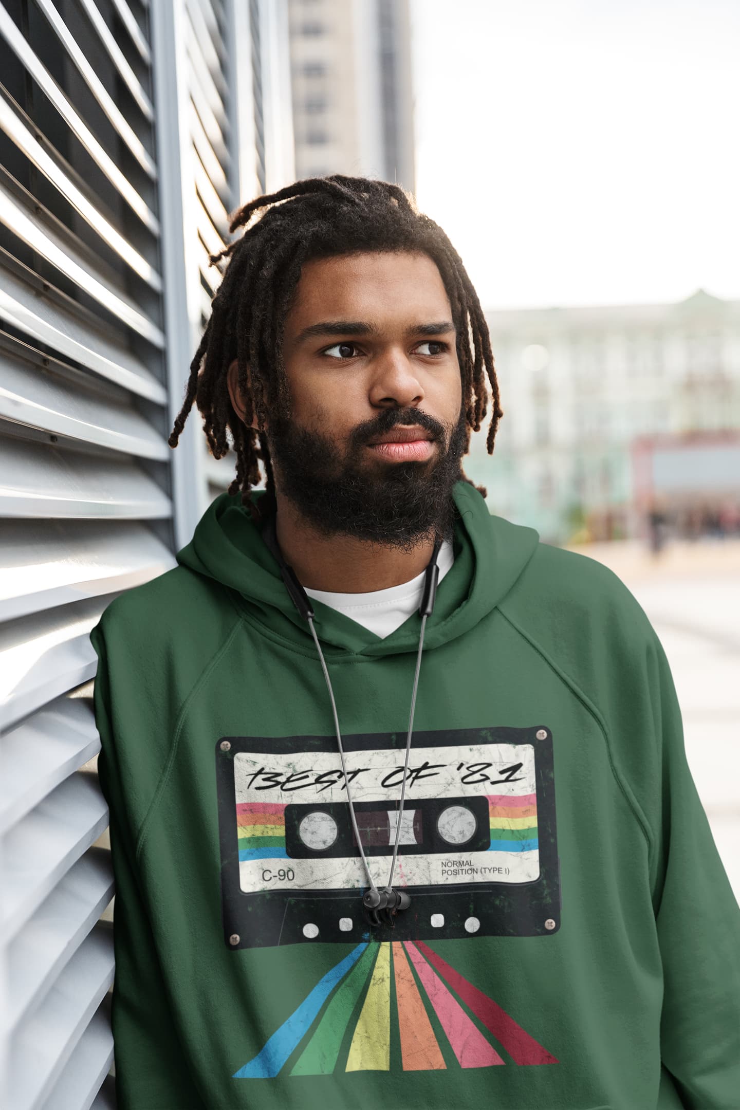 Men's Olive Green Hoodies