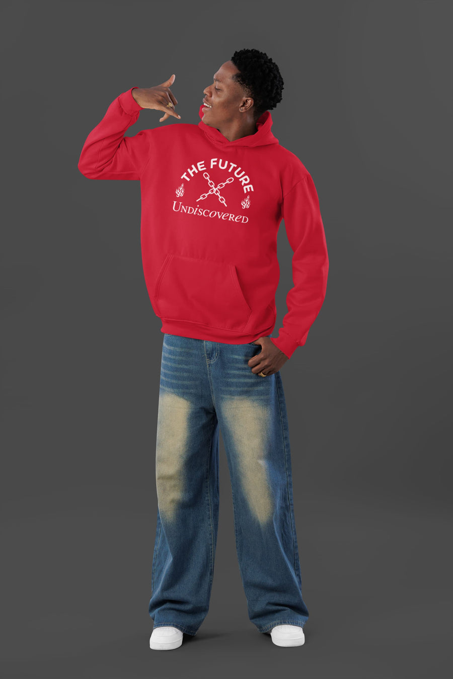 UNISEX RED HOODIES