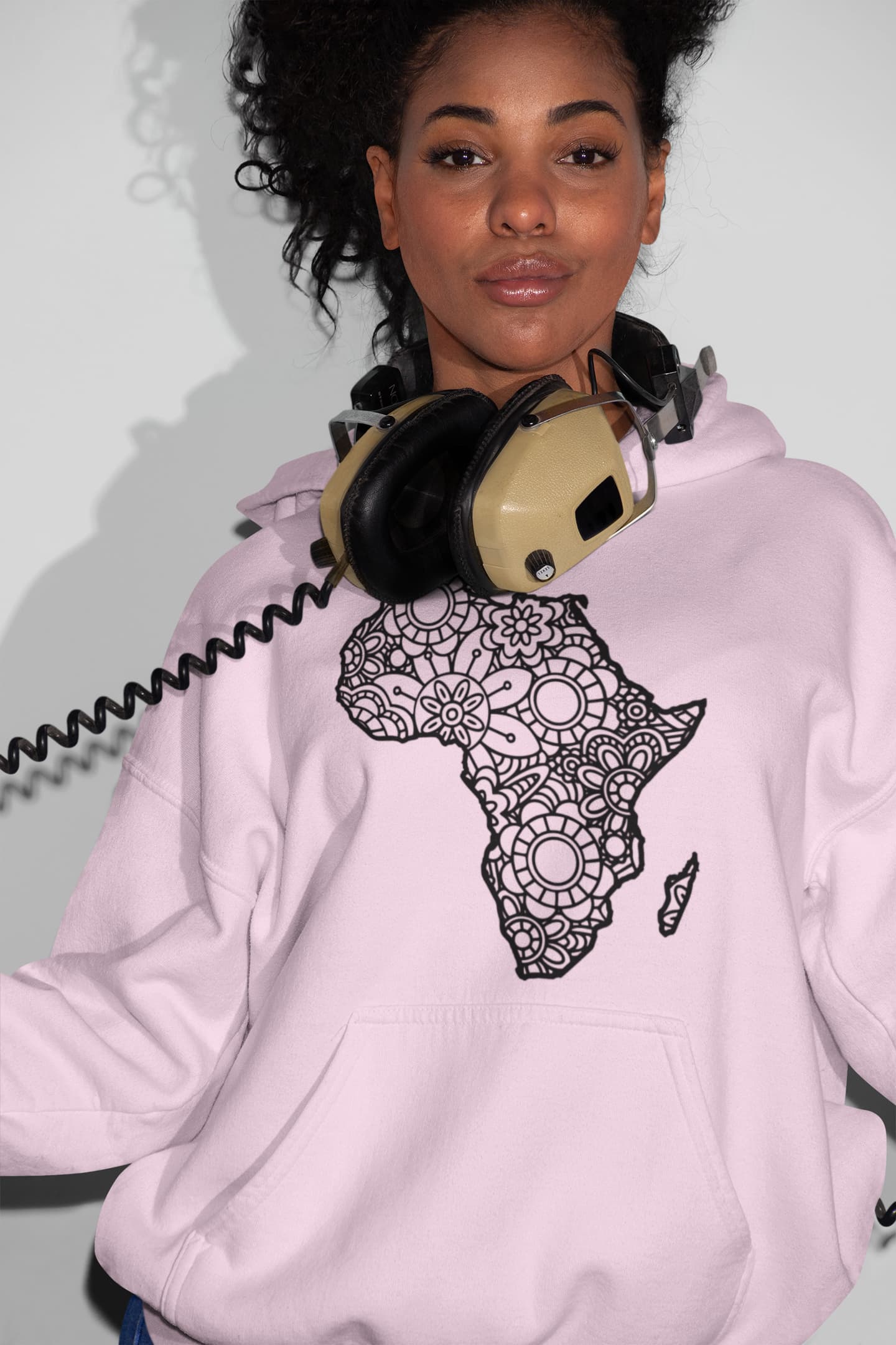 Men's Light Pink Hoodies