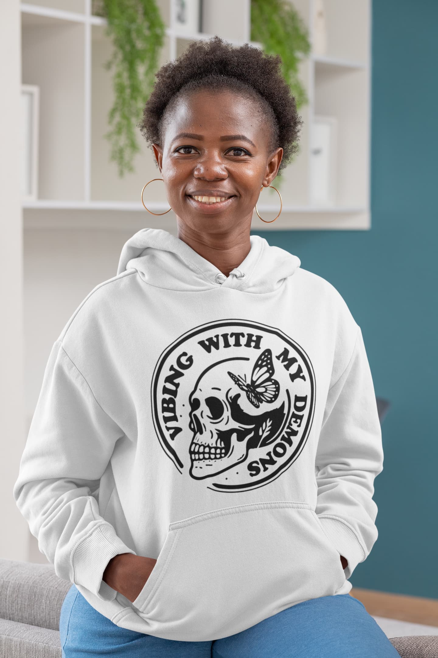 Men's White Hoodies
