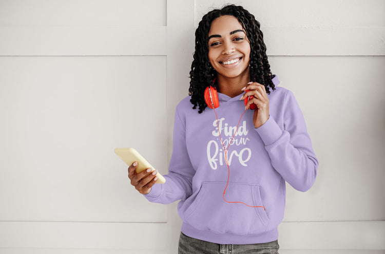 UNISEX IRIS LAVENDER HOODIES