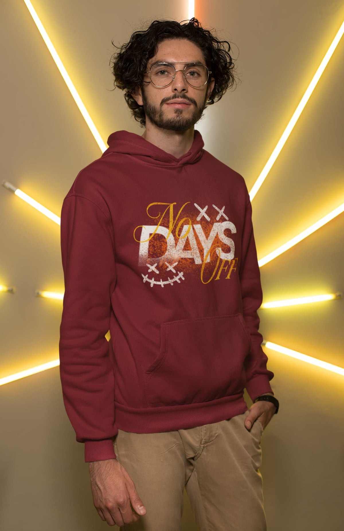 Men's Maroon Hoodies