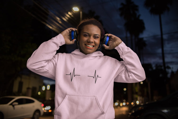 UNISEX LIGHT PINK HOODIES