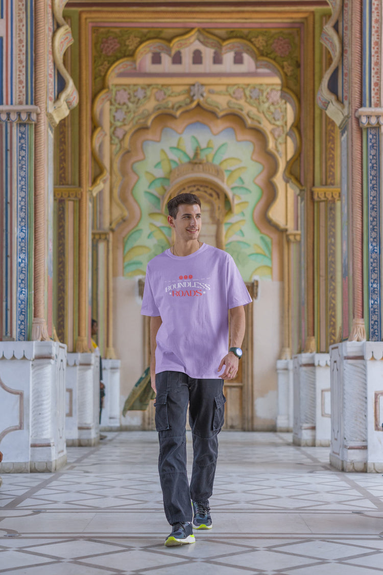 UNISEX IRIS LAVENDER OVERSIZED T-SHIRT