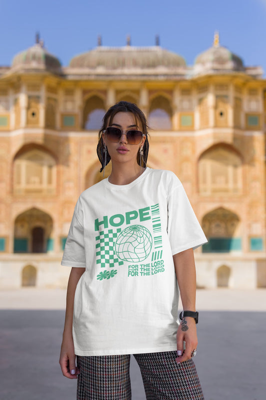 UNISEX WHITE OVERSIZED T-SHIRT