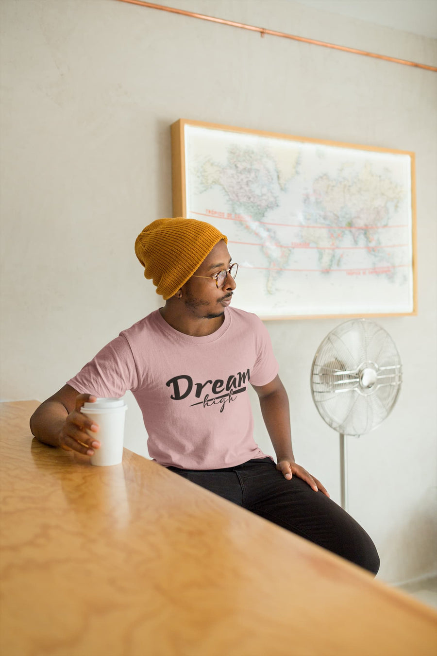 MENS PASTEL DUSTY ROUNDNECK T-SHIRT