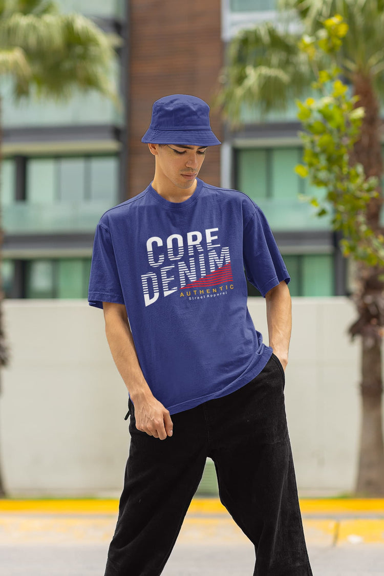 Person wearing a blue &