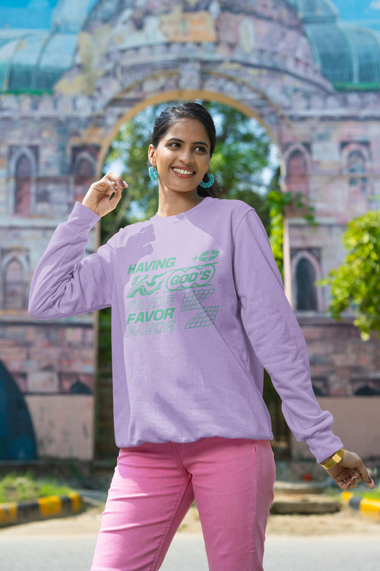 UNISEX IRIS LAVENDER SWEATSHIRT