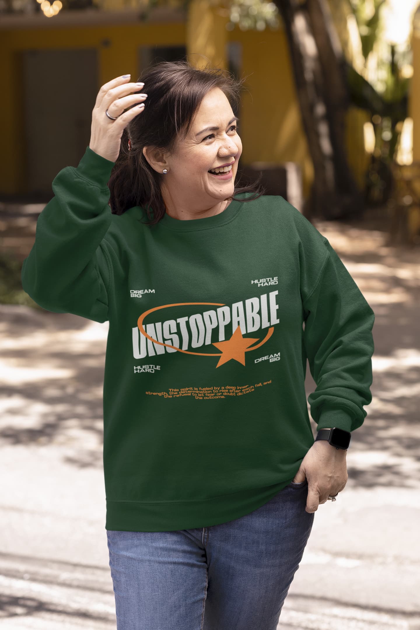 Men's Olive Green Sweatshirts
