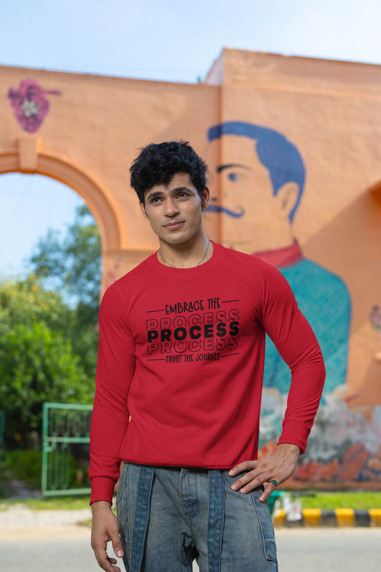 UNISEX RED SWEATSHIRT