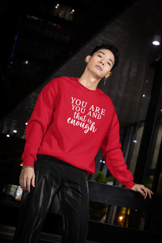 UNISEX RED SWEATSHIRT