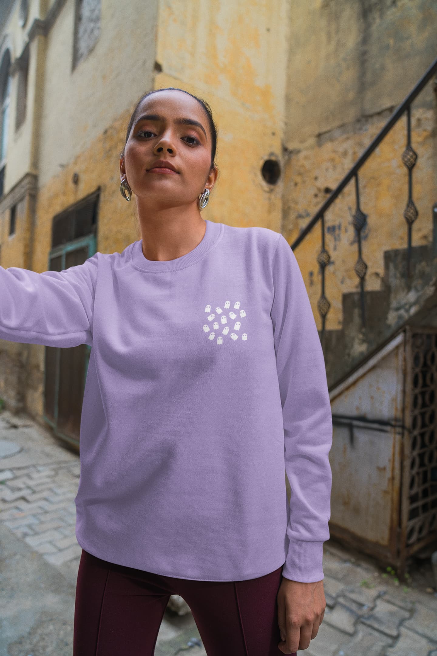 Women's Iris Lavender Sweatshirt